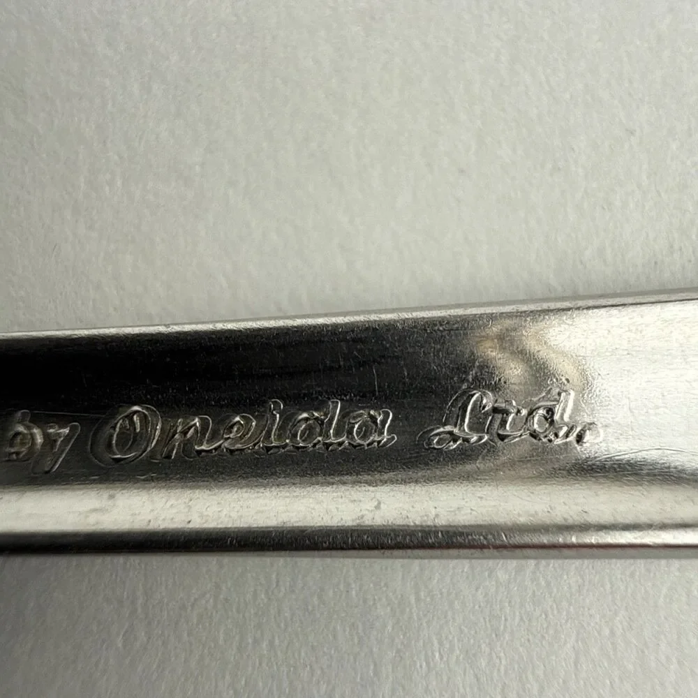 3 Vintage Oneida Ltd Oceanic Forks Set Stainless MCM Retro Lot